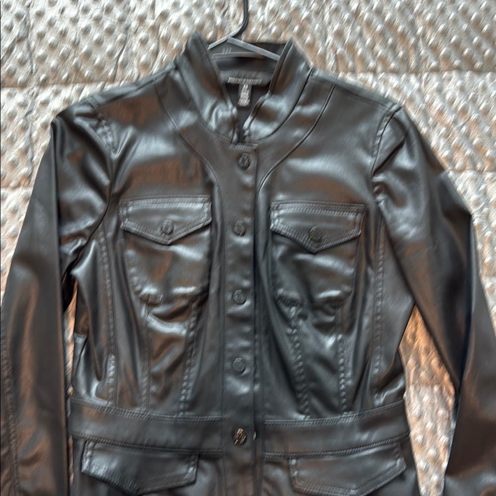 Women's Black Leather Jacket